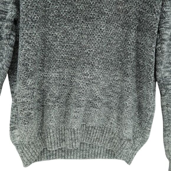 JB Holt Gray Half-Zip Cotton Men’s Sweater Size Large - Picture 7 of 14